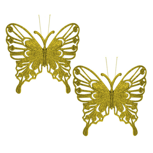 Adorno de Navidad Miró Christmas Mariposa 2 Piezas