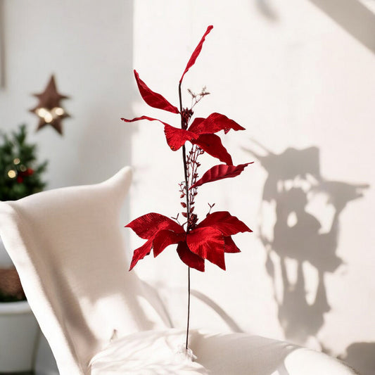 Espiga Navideña 70 Cm Red