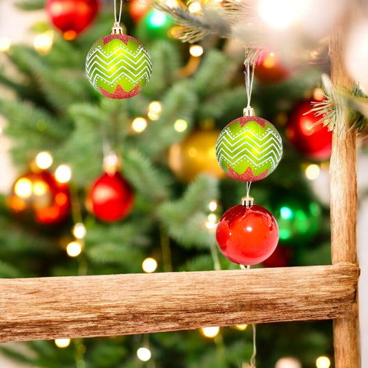 Bolas Navideñas Maranelo Christmas de 6cm / 12 Piezas Surtidas