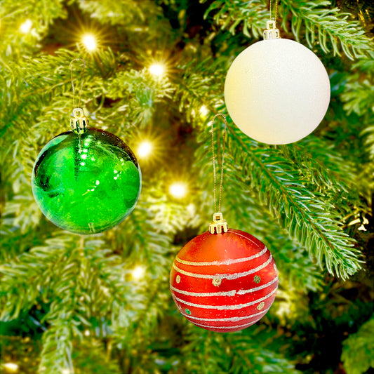 Bolas Navideñas Maranelo Christmas 10 Piezas de 7Cm / Surtidas