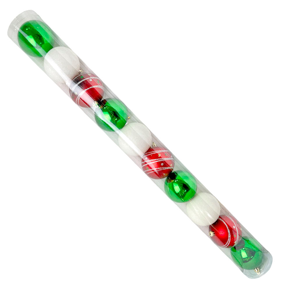 Bolas Navideñas Maranelo Christmas 10 Piezas de 7Cm / Surtidas