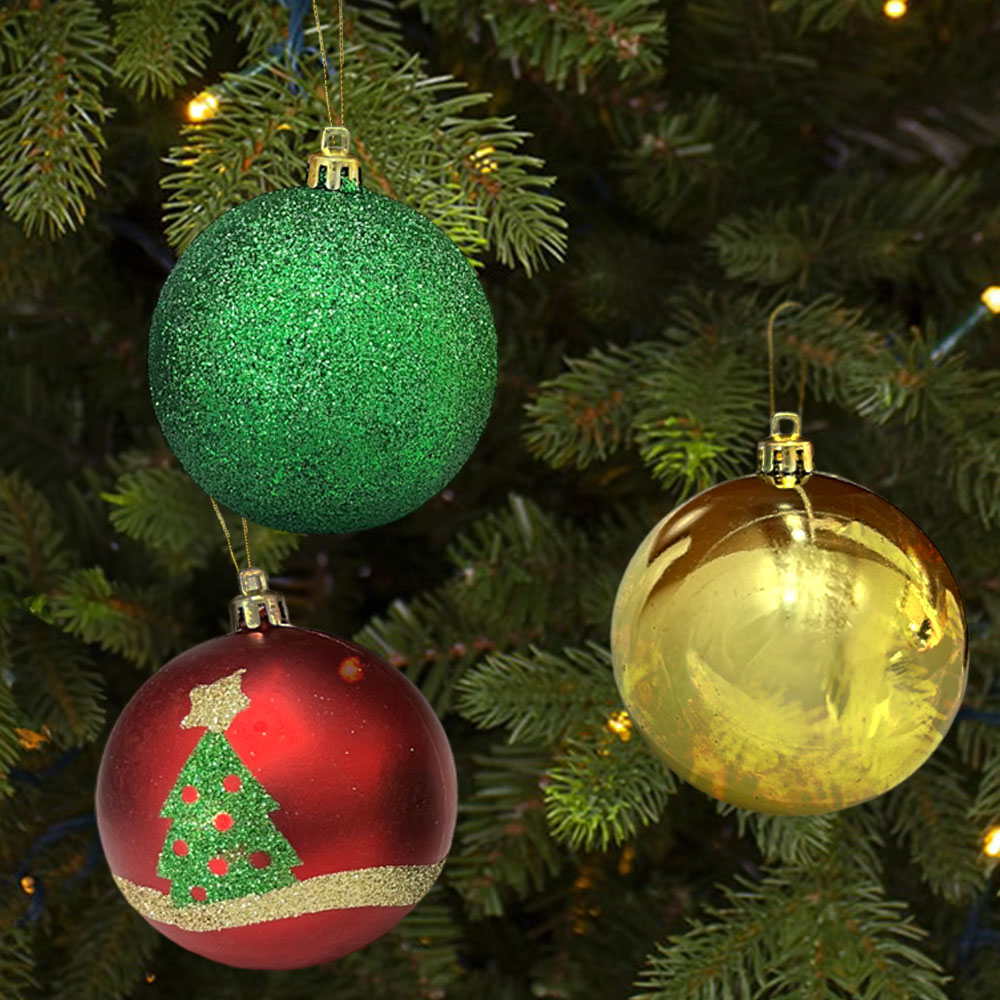 Bolas Navideñas Maranelo Christmas 10 Piezas / 7Cm / Brillante-Mate