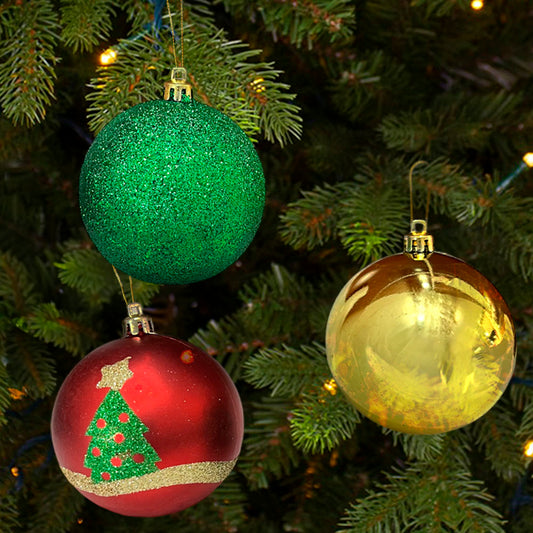 Bolas Navideñas Maranelo Christmas 10 Piezas / 7Cm / Brillante-Mate