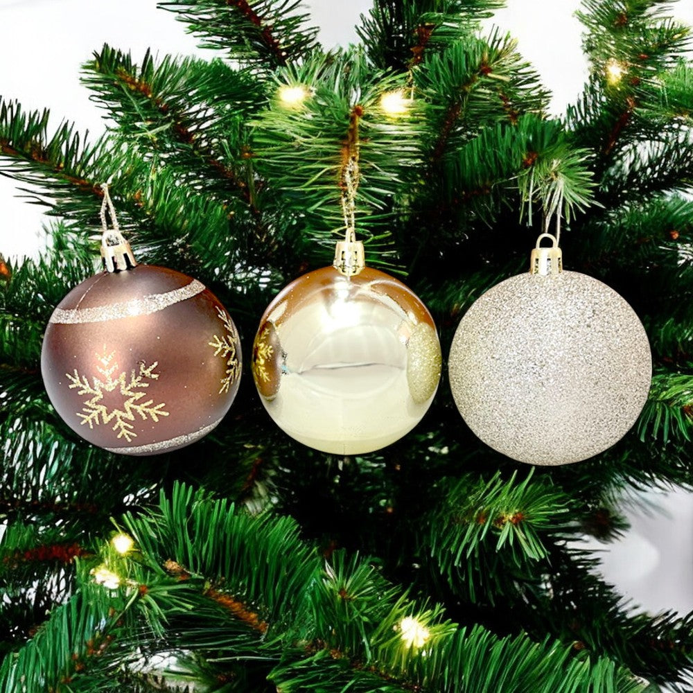 Bolas Navideñas Maranelo Christmas de 7Cm / 10 Piezas Surtidas