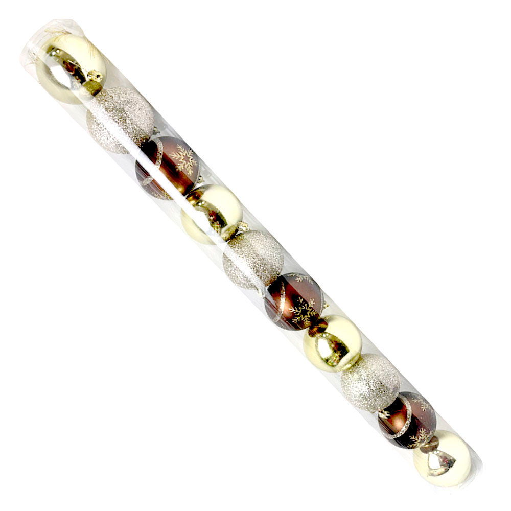 Bolas Navideñas Maranelo Christmas de 7Cm / 10 Piezas Surtidas