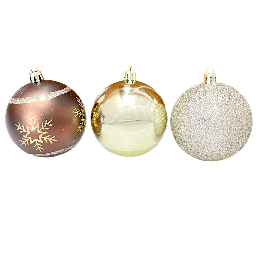 Bolas Navideñas Maranelo Christmas de 7Cm / 10 Piezas Surtidas