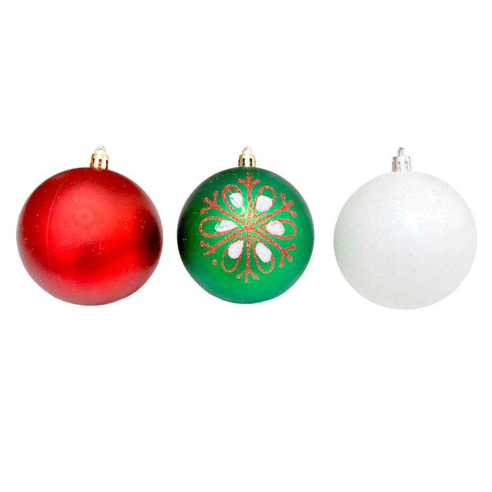 Bolas Navideñas Maranelo Christmas 6 Piezas / 8Cm / Surtidas