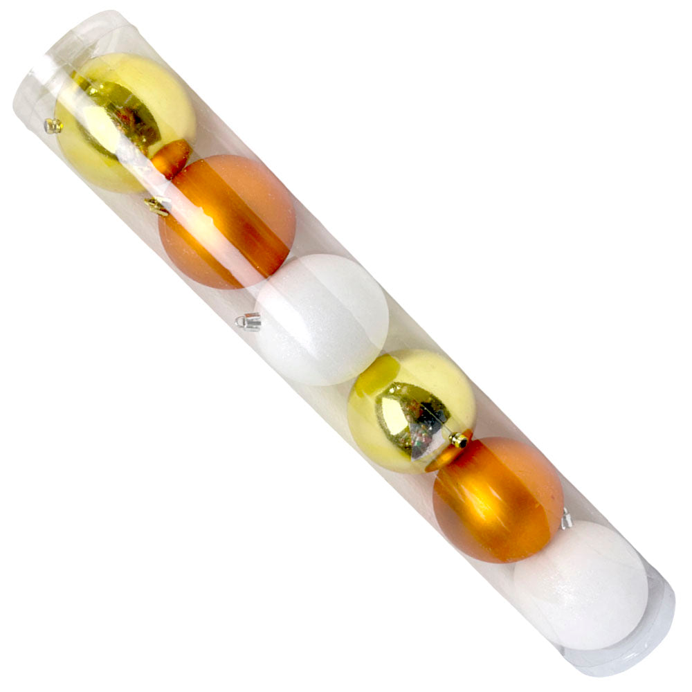 Bolas Navideñas Maranelo Christmas de 8Cm / 6 Piezas / Brillante-Mate