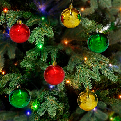 Bolas Navideñas Maranelo Christmas 12 Piezas de 6Cm / Lisas / Surtido