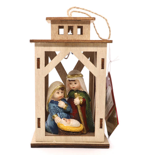 Adorno de Navidad Sagrada Familia Miro Christmas 8 cm x 8 cm x 13.2 cm