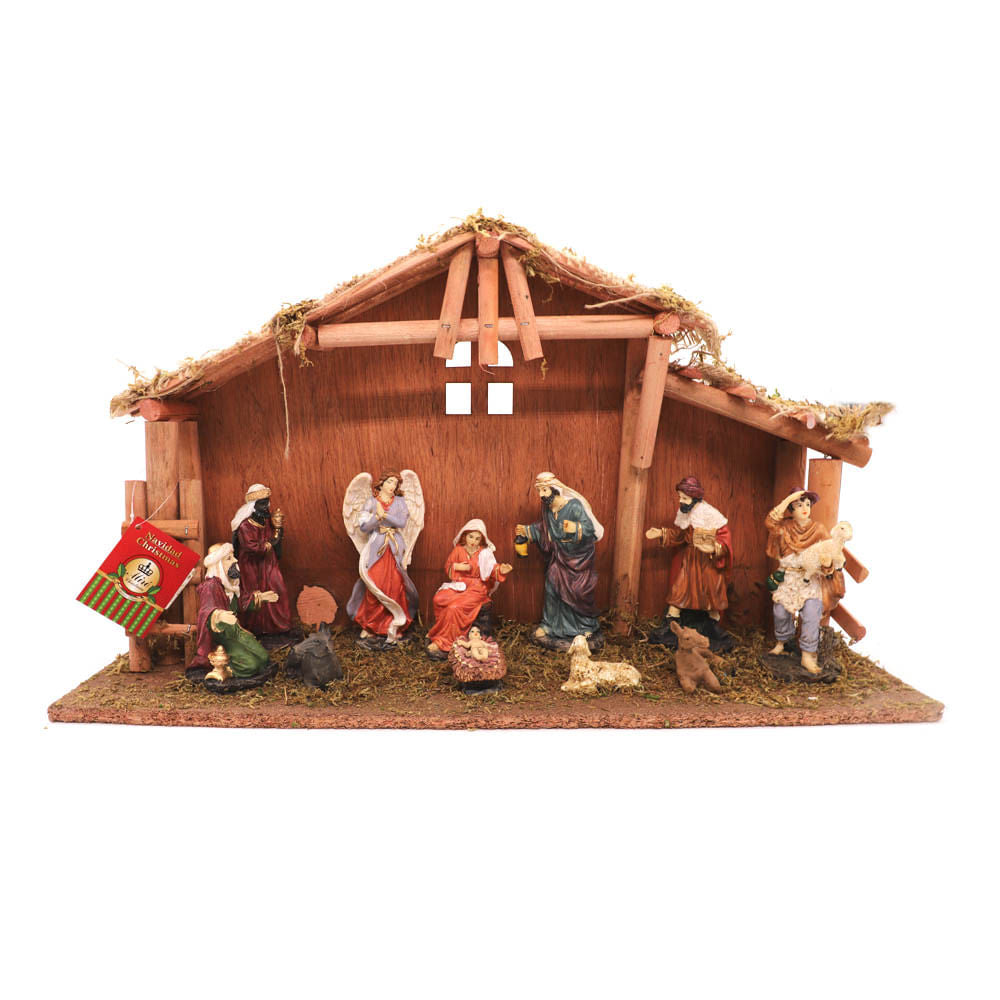 Nacimiento Miro Christmas 25 cm x 40 cm x 13 cm 11 Piezas