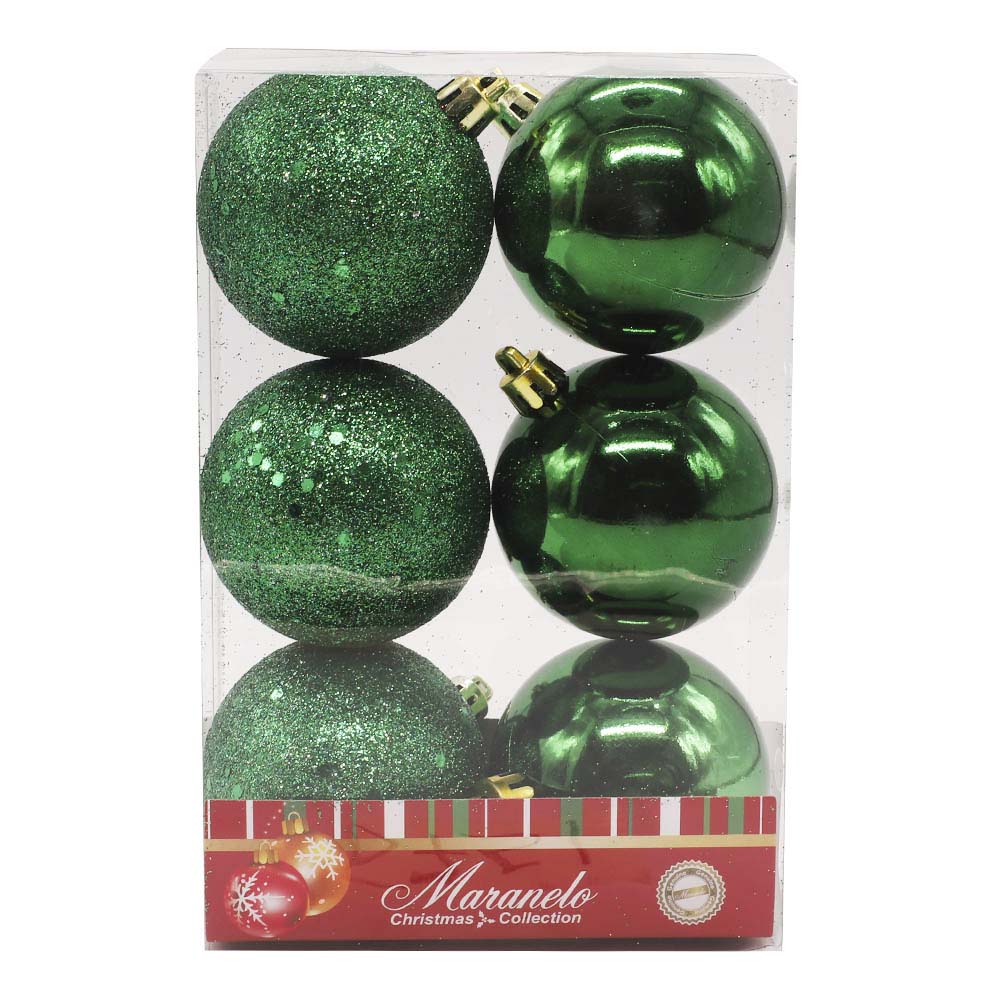 Bolas de Navidad Maranelo Christmas 6 cm 6 Piezas