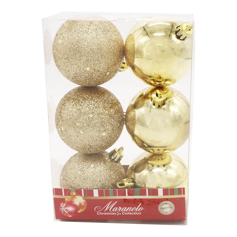 Bolas de Navidad Maranelo Christmas 6 cm 6 Piezas