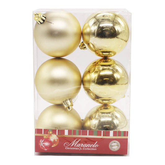 Bolas de Navidad Maranelo Christmas 6 cm 6 Piezas