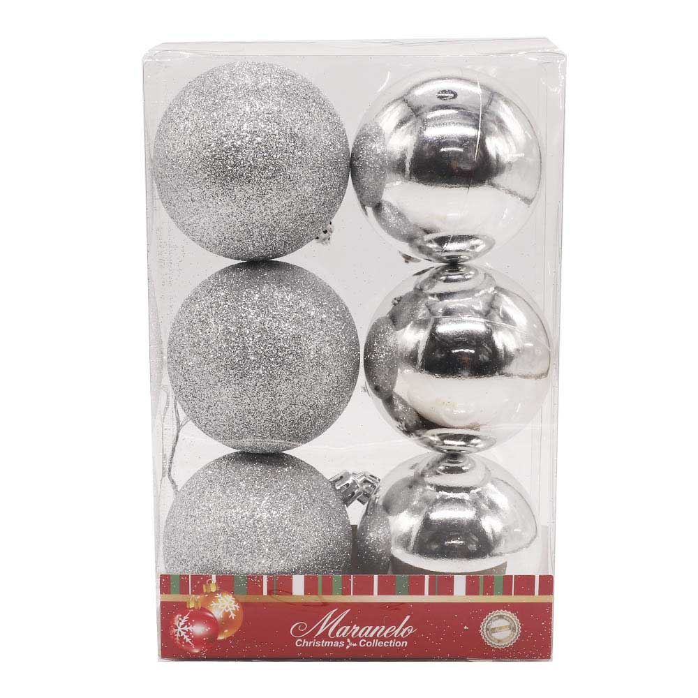 Bolas de Navidad Maranelo Christmas 7 cm 6 Piezas