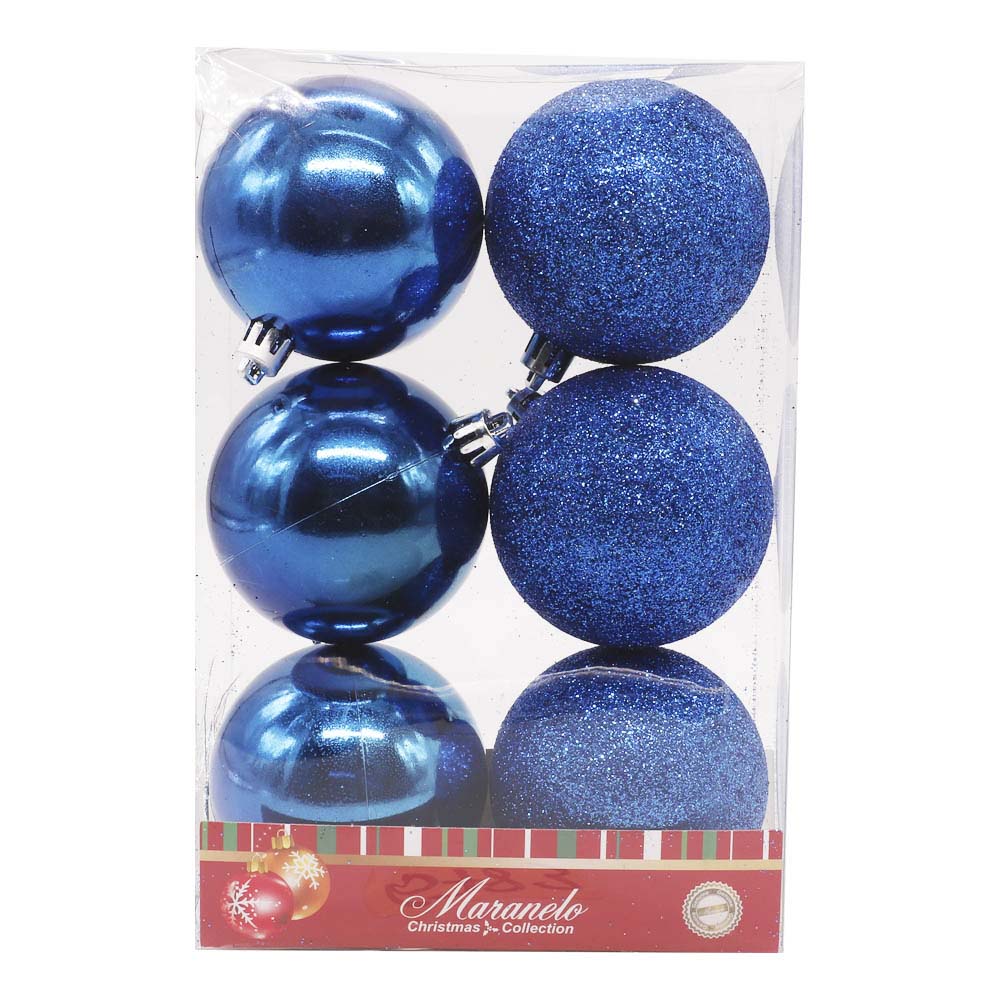 Bolas de Navidad Maranelo Christmas 7 cm 6 Piezas