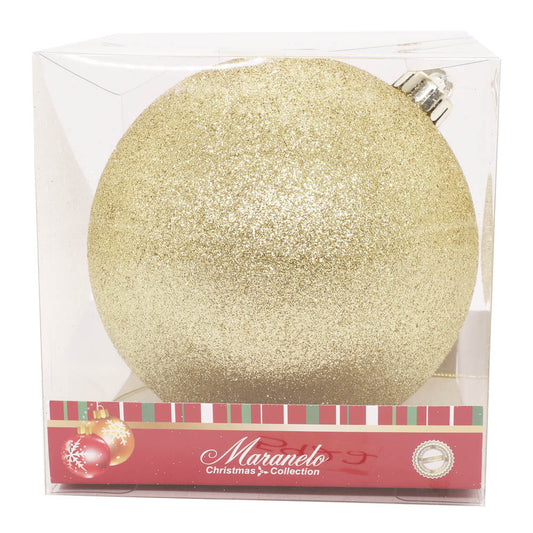Bola de Navidad Maranelo Christmas escarchada 15 cm