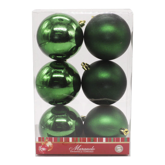 Bolas de Navidad Maranelo Christmas 8 cm 6 Piezas