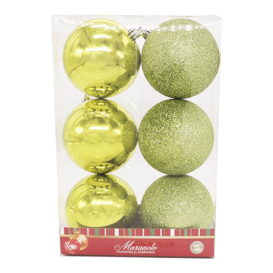 Bolas de Navidad Maranelo Christmas 8 cm 6 Piezas