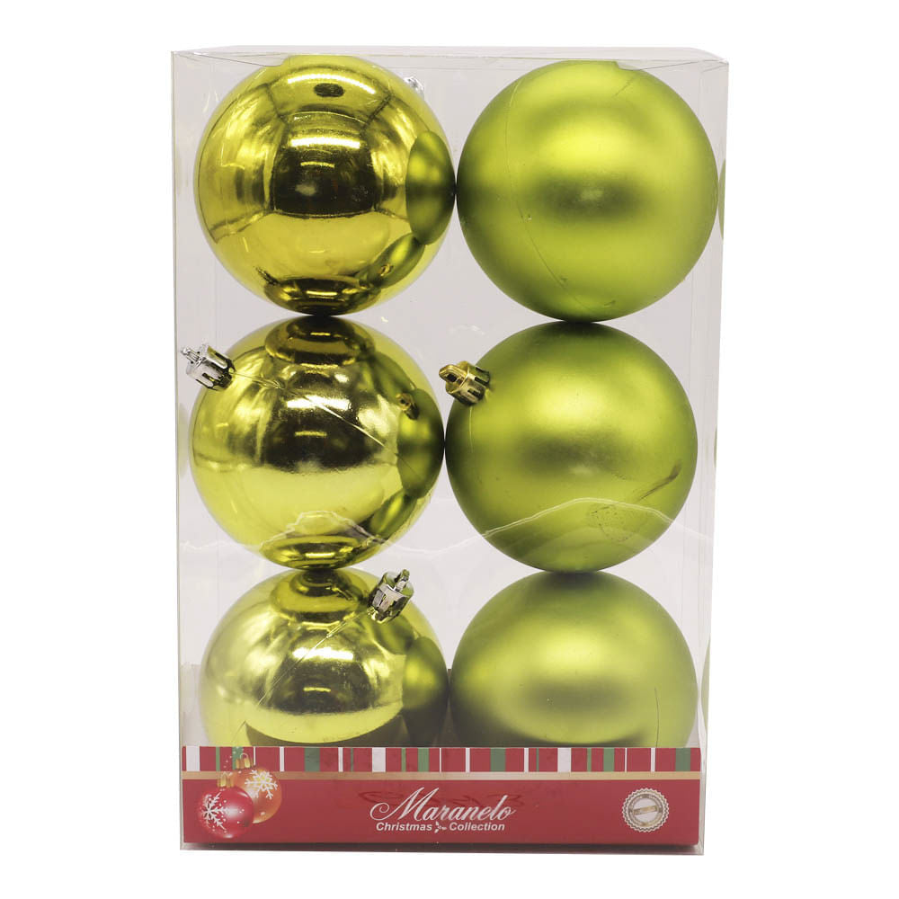 Bolas de Navidad Maranelo Christmas 8 cm 6 Piezas