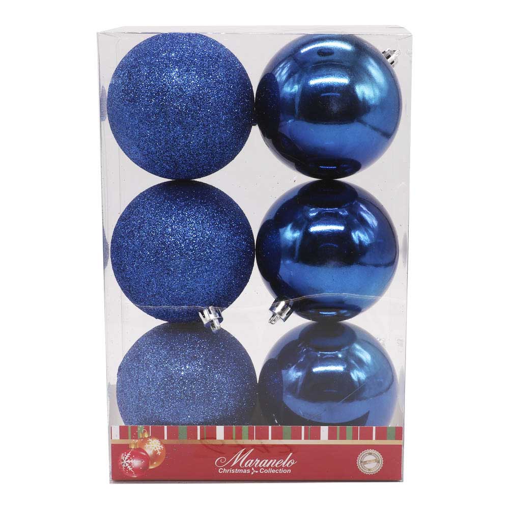 Bolas de Navidad Maranelo Christmas 8 cm 6 Piezas