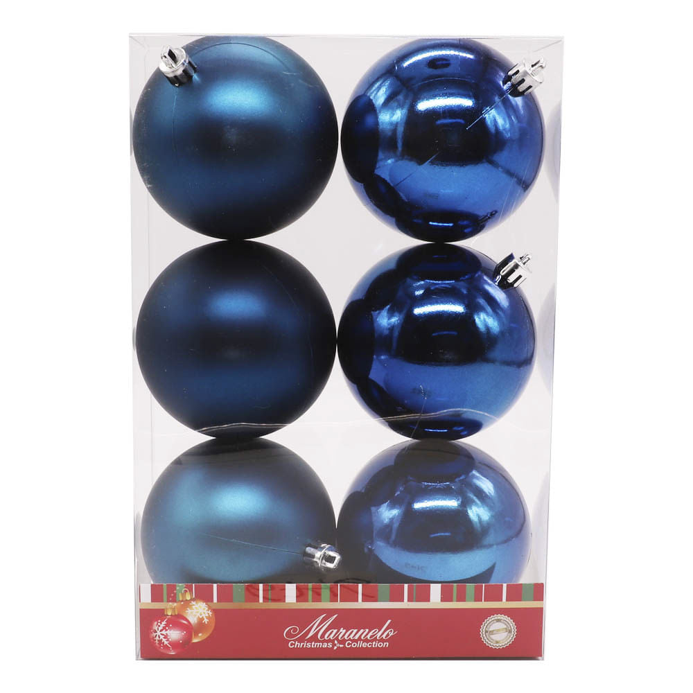 Bolas de Navidad Maranelo Christmas 8 cm 6 Piezas