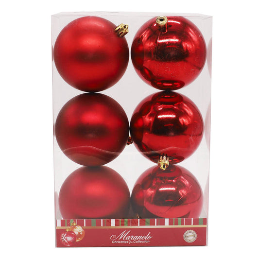 Bolas de Navidad Maranelo Christmas 8 cm 6 Piezas