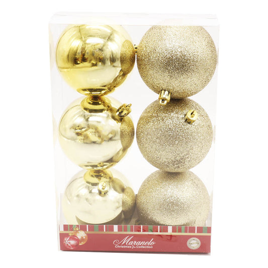 Bolas de Navidad Maranelo Christmas 8 cm 6 Piezas