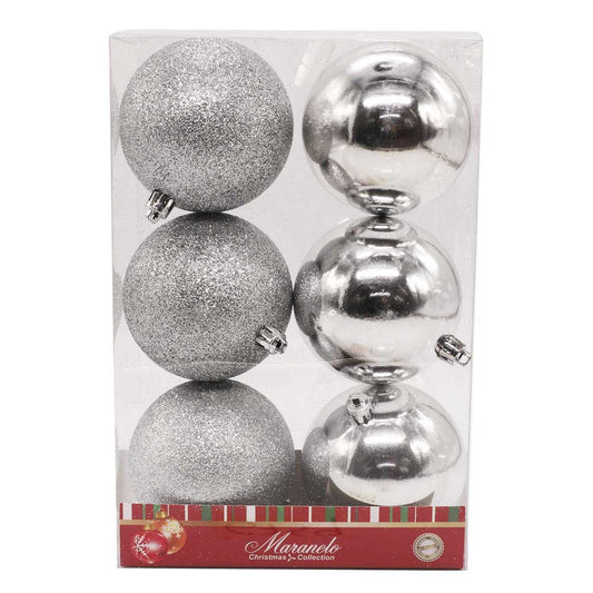 Bolas de Navidad Maranelo Christmas 8 cm 6 Piezas