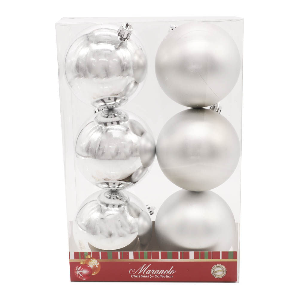 Bolas de Navidad Maranelo Christmas 8 cm 6 Piezas