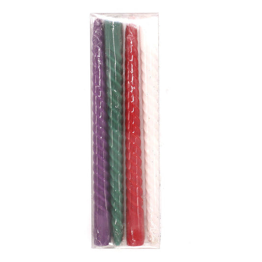 Velas Adviento Navideña Miro Christmas 25. 5 cm 4 Piezas