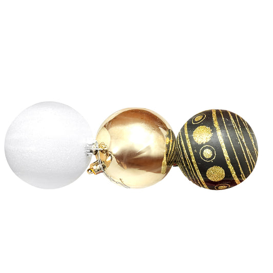 Bola Navideña 6 Pzas Decorativa / Brillante 8 cm / Maranelo Christmas