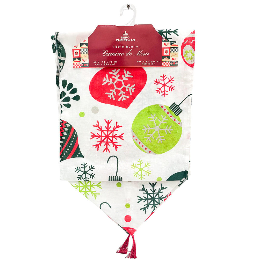 Camino de Mesa 33 x 183 cm / Navidad / Miro Christmas
