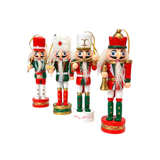 Adorno Navideño Cascanueces / 4 Piezas Surtidas / Home Elegance