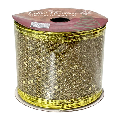 Cinta Navideña Miro Christmas / 2.5"x10Yd / Surtido