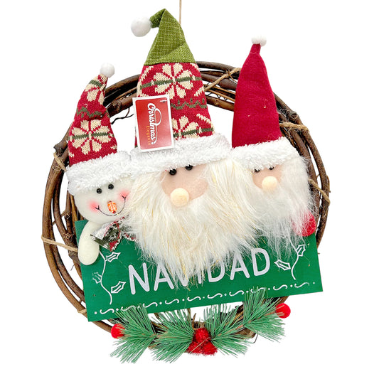 Adorno Decorativo Navideño para Puerta / Christmas Elegance