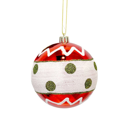 Set de Esferas Navideñas Surtidas / 10 cm / Miró Christmas