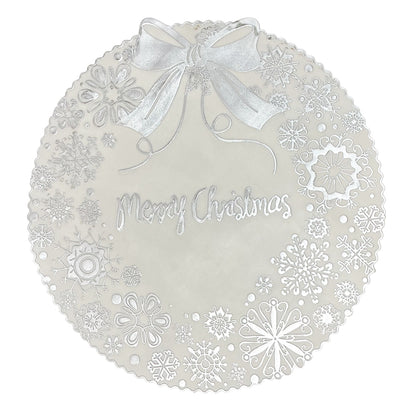 Individual Plástico Navideño / Surtido / Christmas Elegance