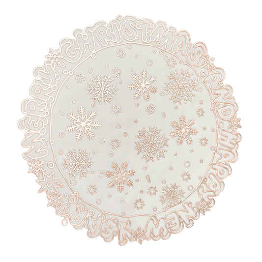 Individual Plástico Navidad / Surtido / Christmas Elegance