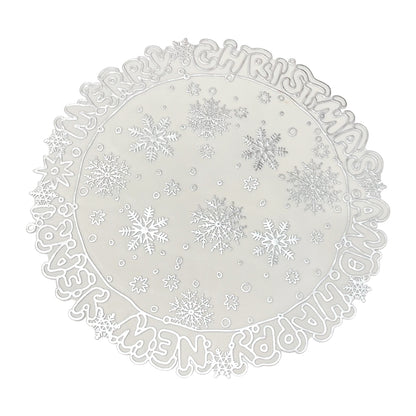 Individual Plástico Navidad / Surtido / Christmas Elegance