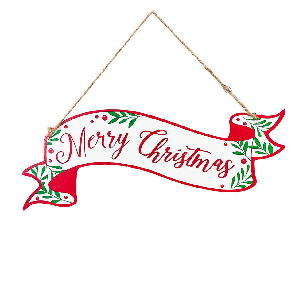 Letrero “Merry Christmas” 39 x 0.4 x 14 cm – Christmas Elegance