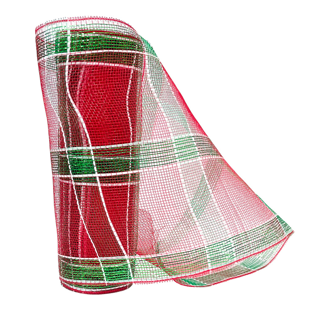 Malla Navideña Red/Green 27 x 10 Yards / Miro Christmas