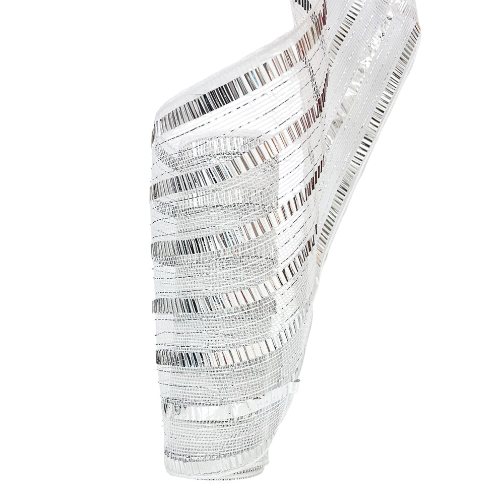 Malla Navideña Blanco-Plata / 27 x 10 Yardas / Miro Christmas