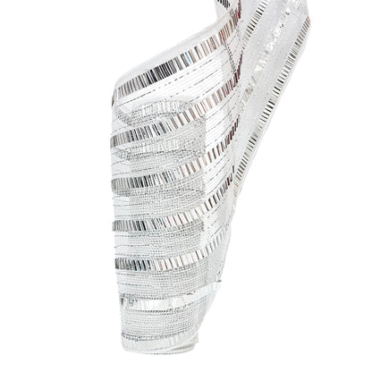 Malla Navideña Blanco-Plata / 27 x 10 Yardas / Miro Christmas