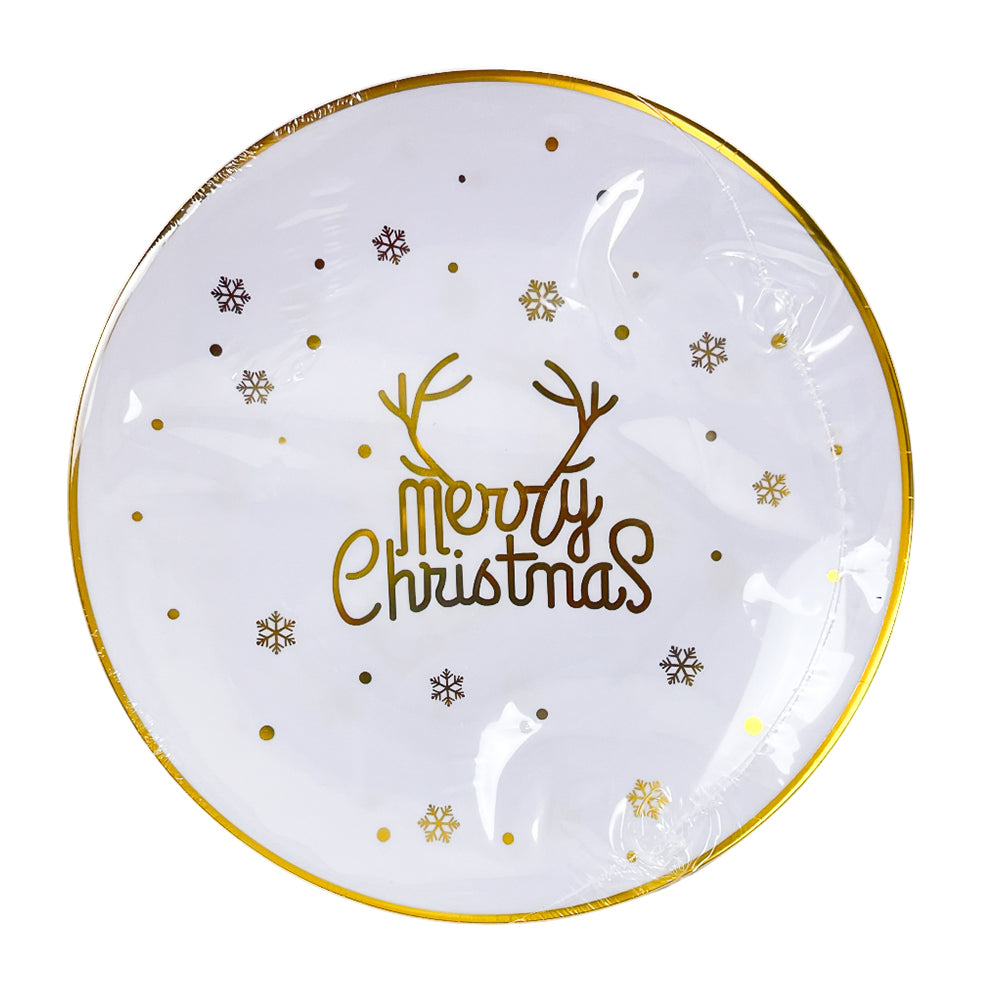 Plato Llano 10" Navidad 6 Piezas / Christmas Elegance
