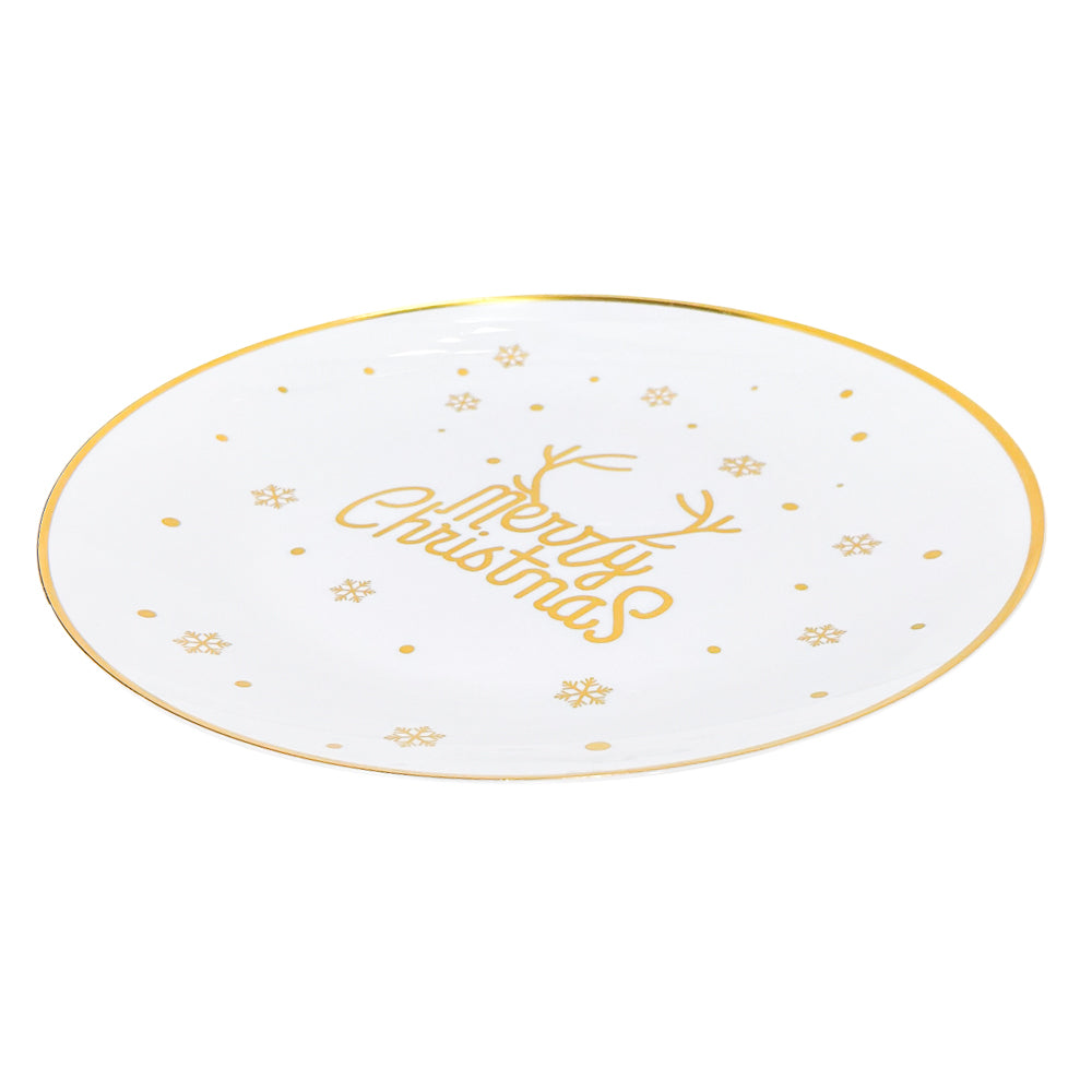 Plato Llano 10" Navidad 6 Piezas / Christmas Elegance