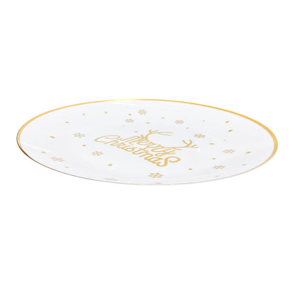 Plato Llano 10" Navidad 6 Piezas / Christmas Elegance
