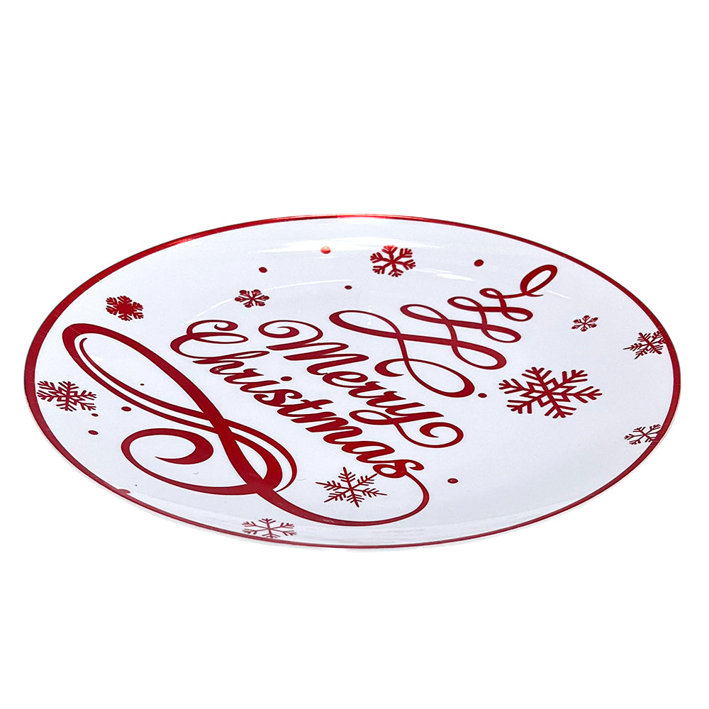 Plato Llano 10” / 6 Piezas Navidad / Christmas Elegance