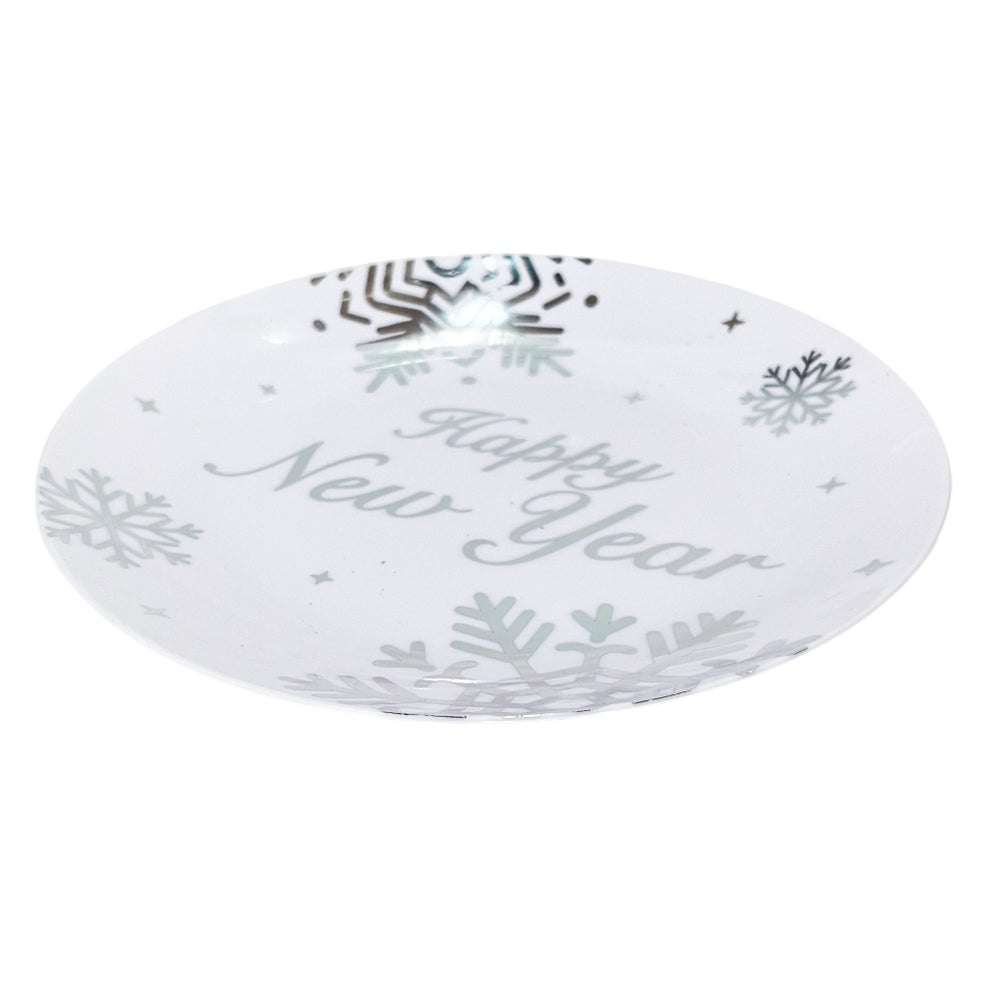 Plato Llano Navideño 7.5” – Set de 6 Piezas / Christmas Elegance