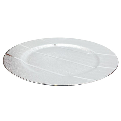 Porta Plato Navideño Decorativo / Silver 33 cm / Miro Christmas